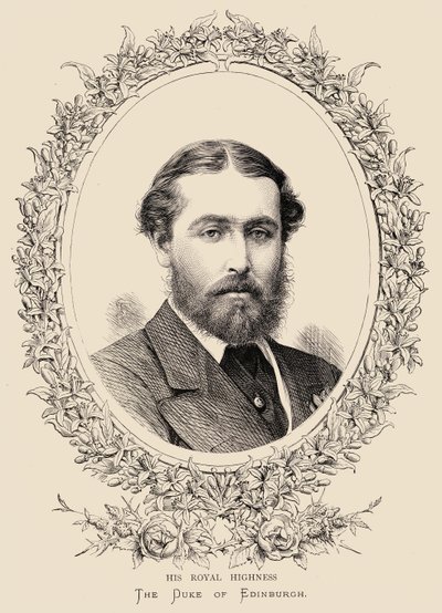 Prince Alfred (1844-1900) Duke of Edinburgh and Saxe-Coburg Gotha by English School